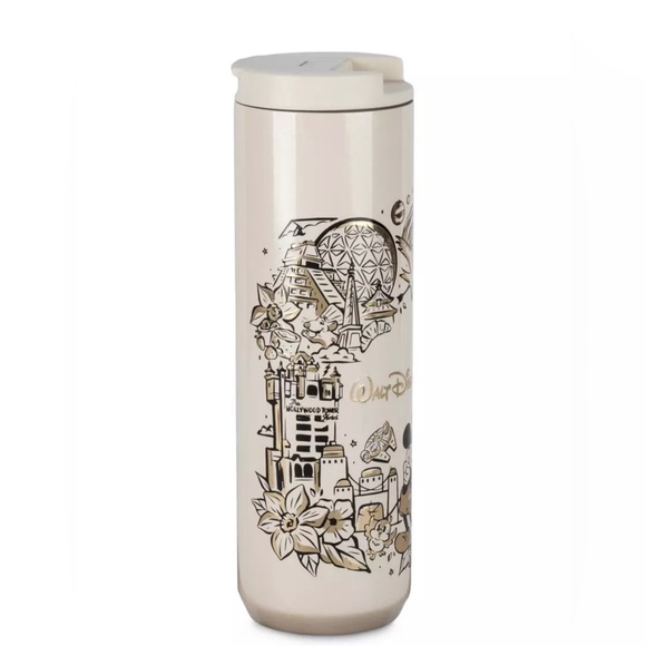 Disney Starbucks Mickey Mouse Tumbler 4 WDW Parks - Picture 1 of 9